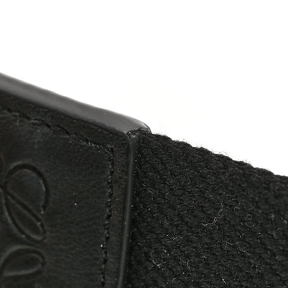 Loewe Calfskin Jacquard Webbing Anagram Strap Black 9 of 10
