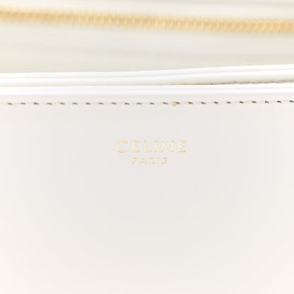 Celine Shiny Calfskin Teen Triomphe Chalk 6 of 12