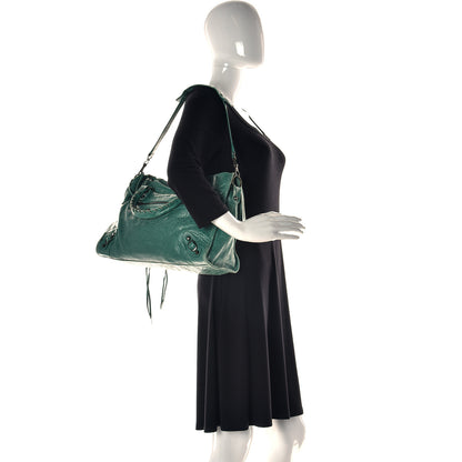 Balenciaga Agneau Classic Hardware City Vert Sauge 2 of 15
