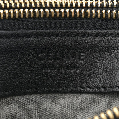 Celine Lambskin Large Trio Crossbody Bag Black 7 of 10