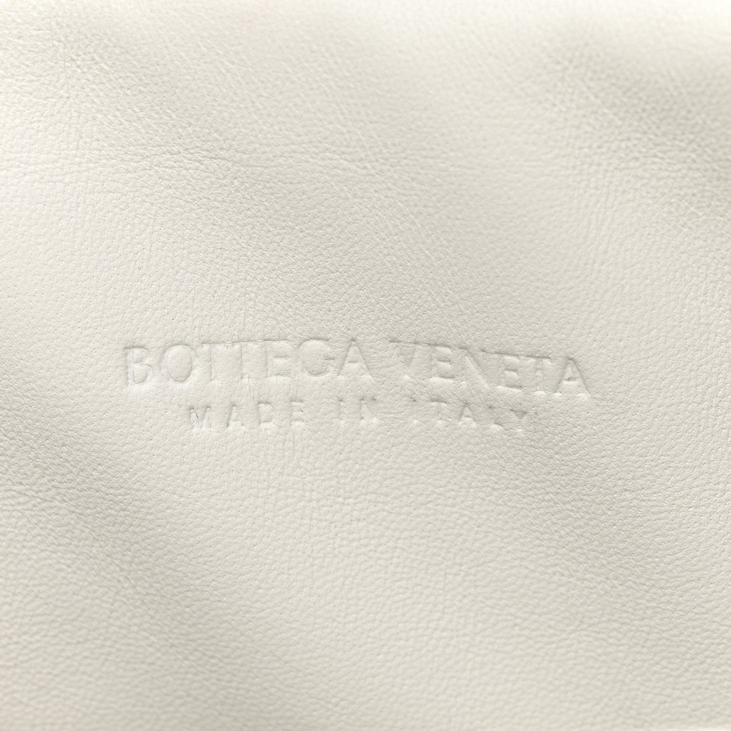 Nappa Intrecciato Medium Knot Flap Crossbody White