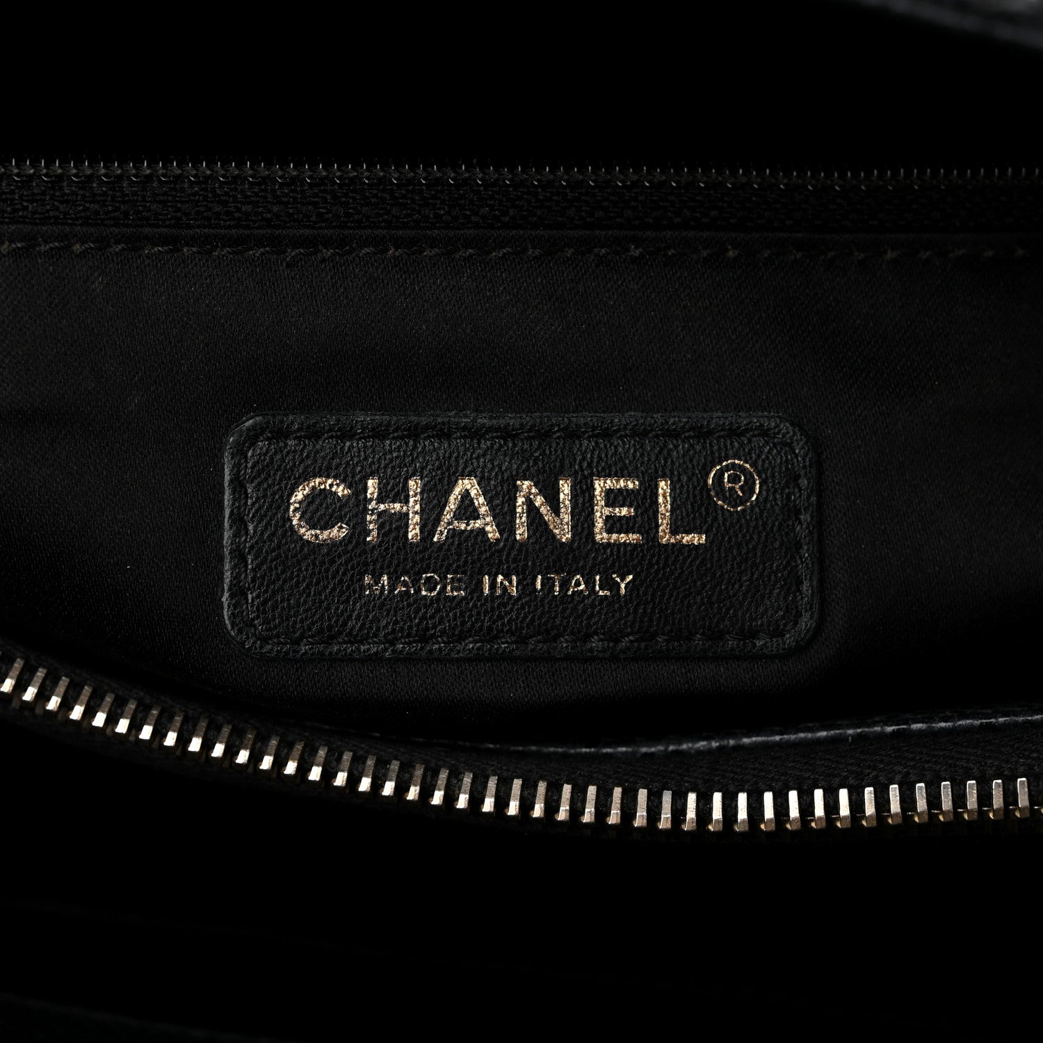 Chanel Caviar Quilted Grand Shopping Tote GST Black 6 of 10