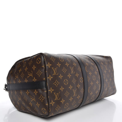 Louis Vuitton Monogram Macassar Keepall Bandouliere 45 4 of 8