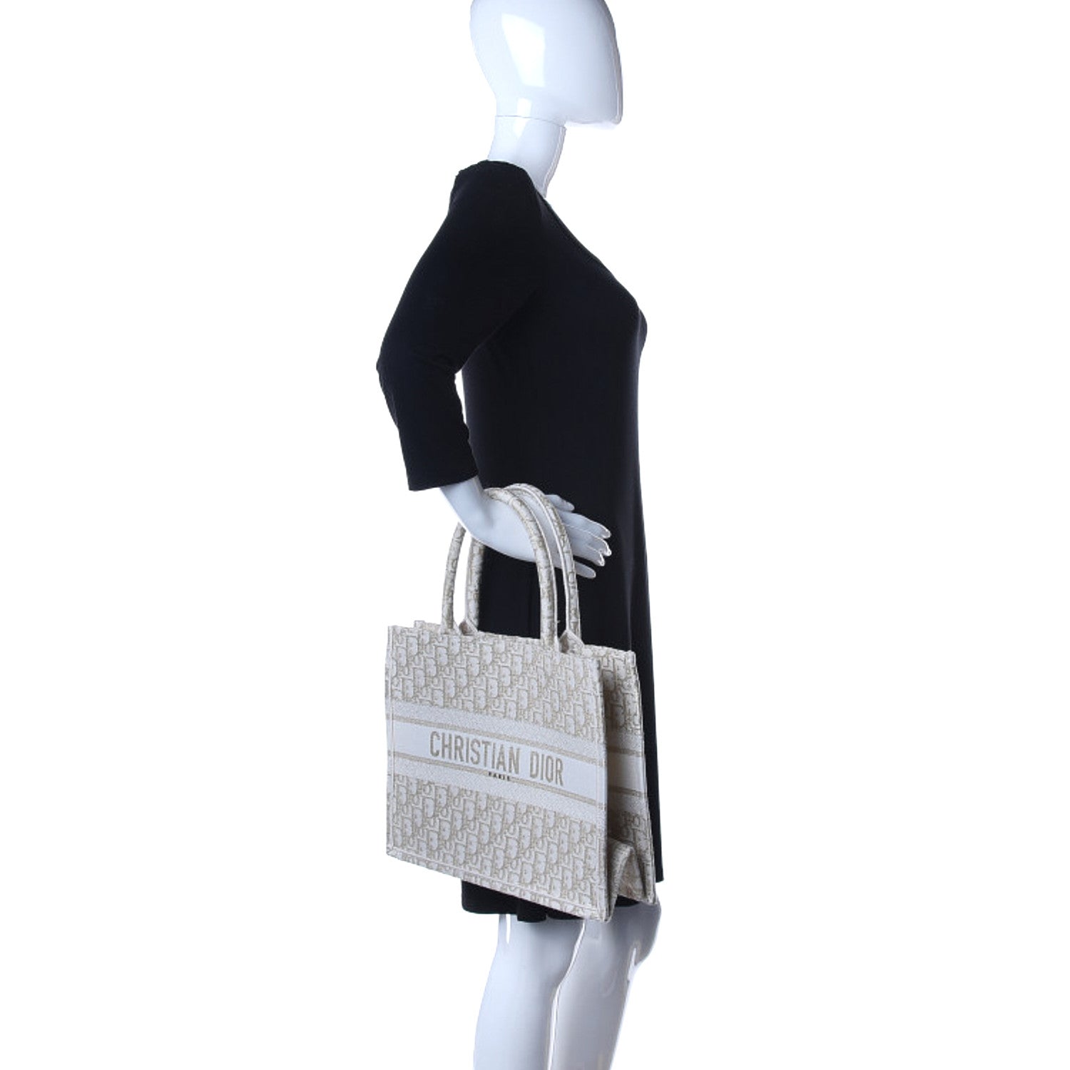 Christian Dior Oblique Medium Book Tote Gold Multicolor 2 of 11