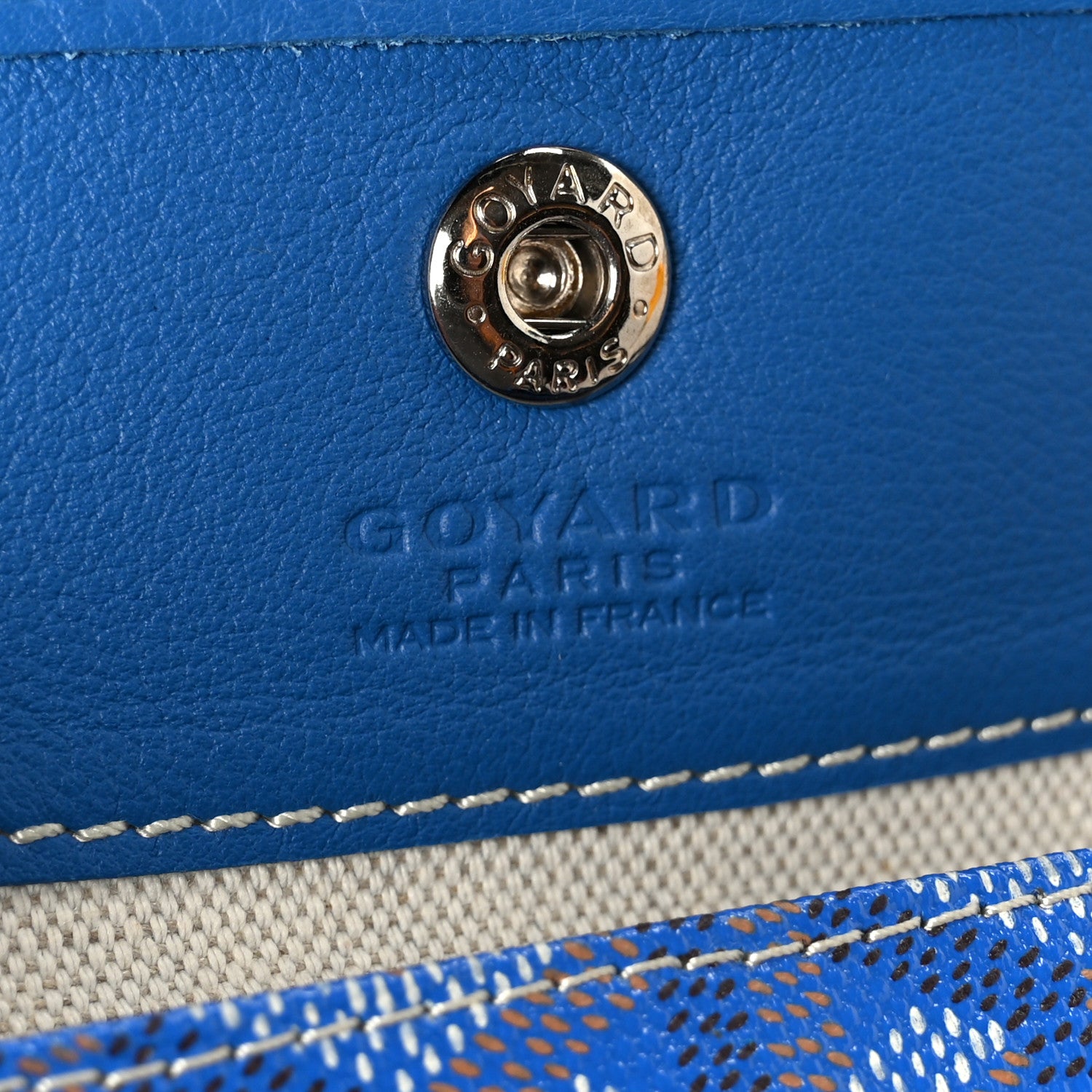 Goyard Goyardine Reversible Mini Anjou Sky Blue 13 of 20