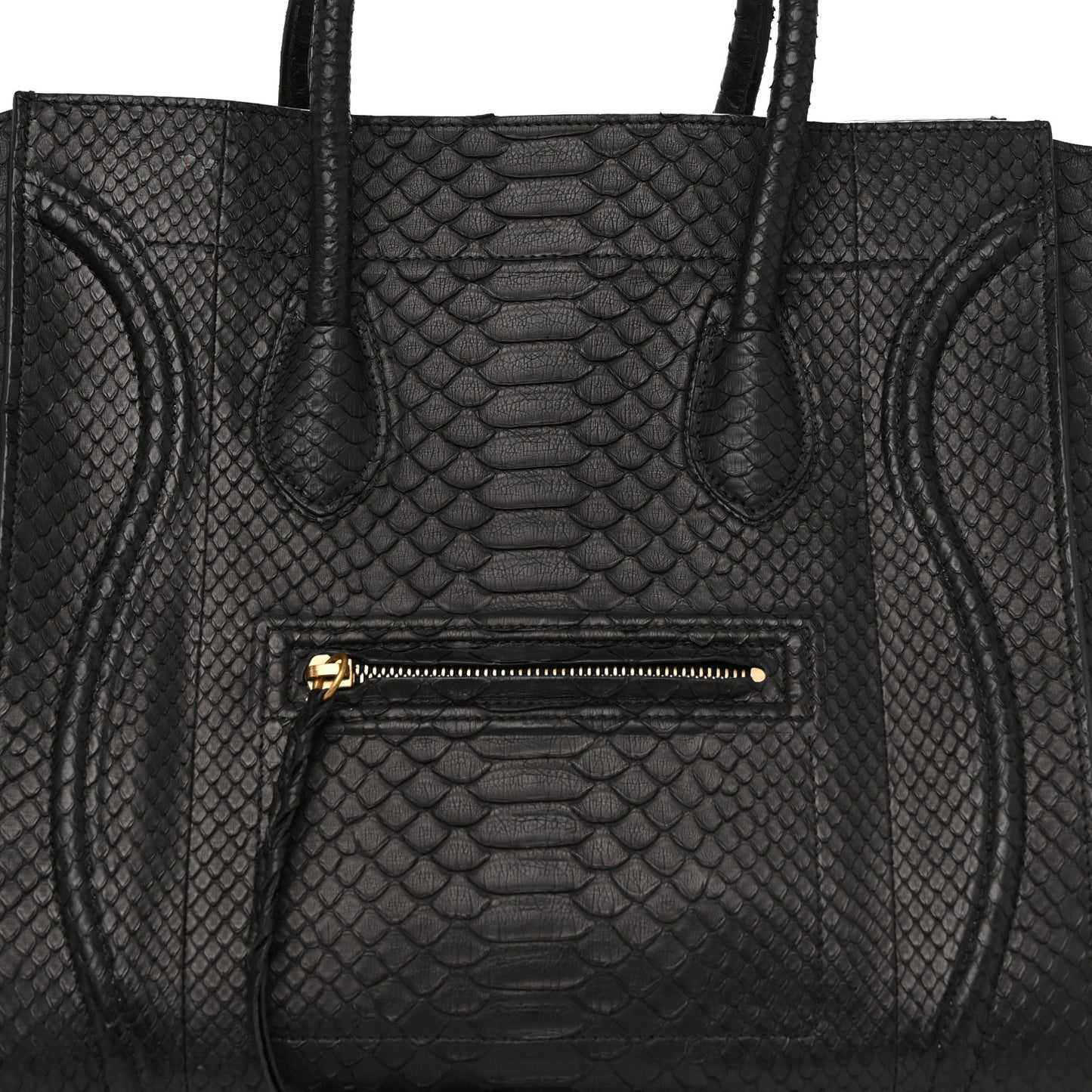 Snakeskin Medium Phantom Luggage Black