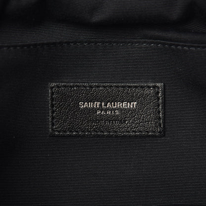 Saint Laurent Shearling Belt Bag Black 6 of 8