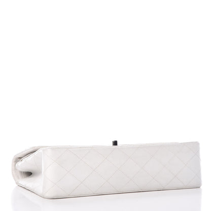 Chanel Lambskin Quilted Medium Double Flap White 5 of 16