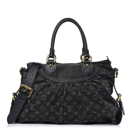 Louis Vuitton Denim Neo Cabby MM Black 1 of 14