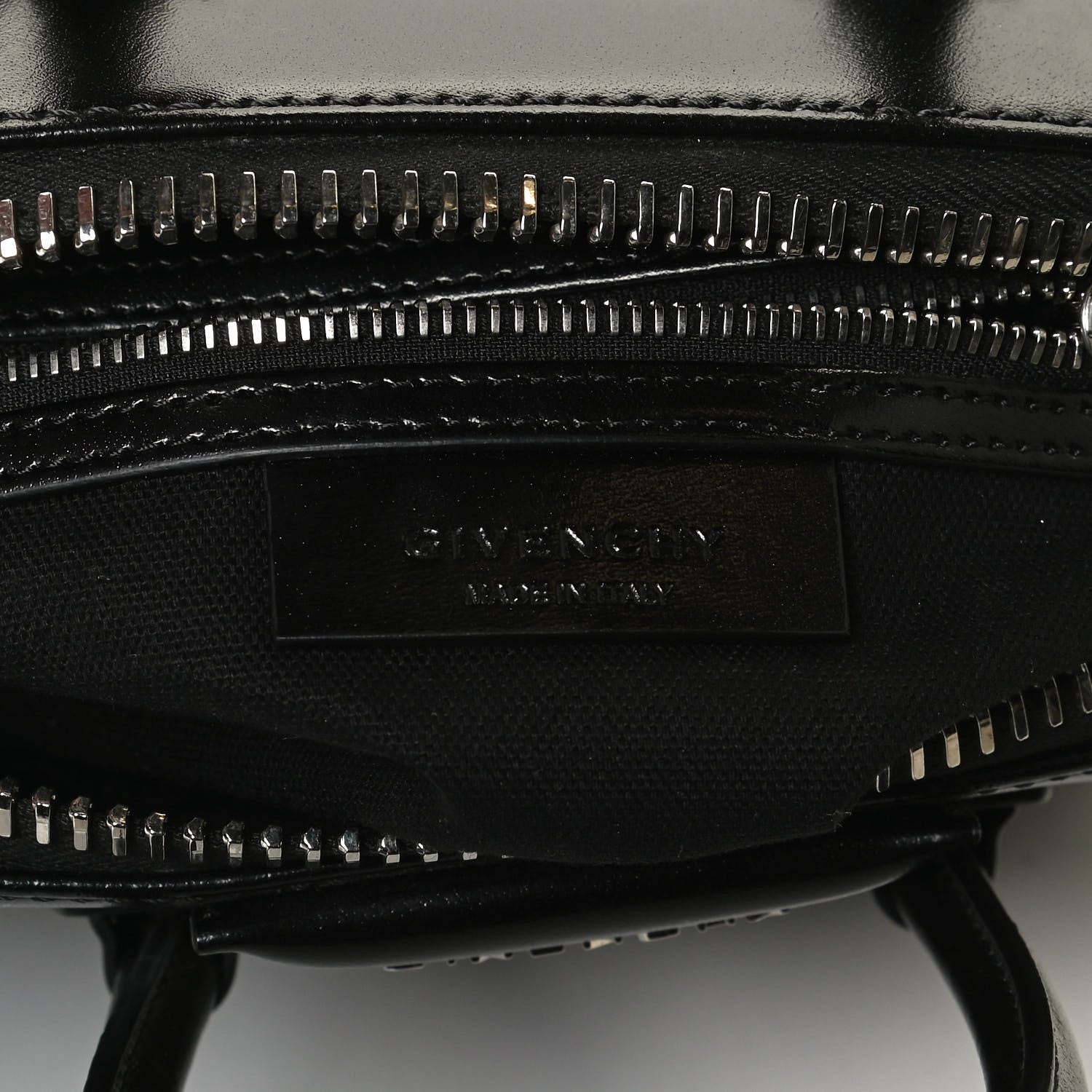 Givenchy Shiny Lord Calfskin Mini Antigona Black 6 of 12