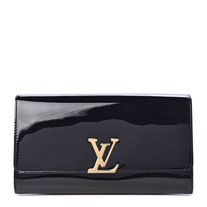 Louis Vuitton Patent Louise Clutch Black 1 of 9