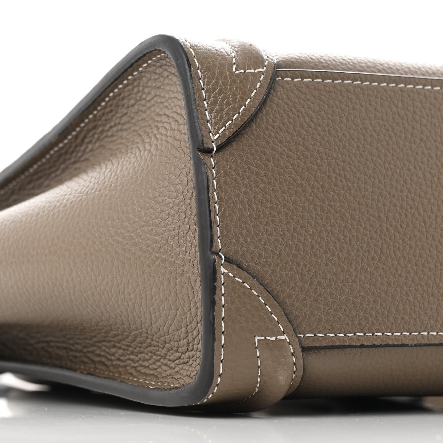 Drummed Calfskin Nano Luggage Souris