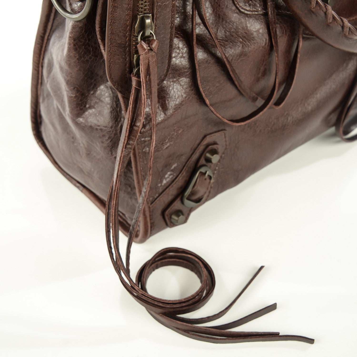Balenciaga Agneau Classic Hardware City Cigare Fonce 3 of 16