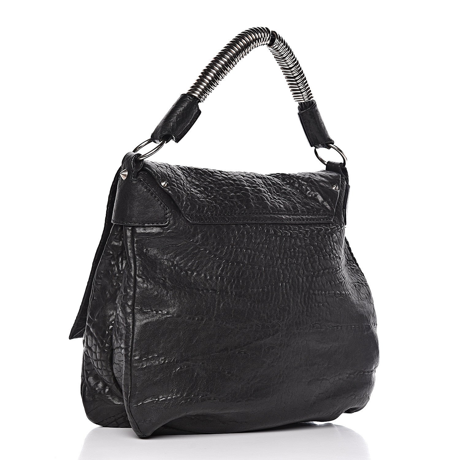 Givenchy Pebbled Lambskin Shoulder Bag Black 3 of 16