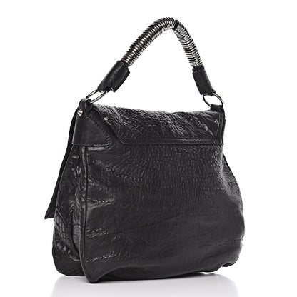 Givenchy Pebbled Lambskin Shoulder Bag Black 3 of 16