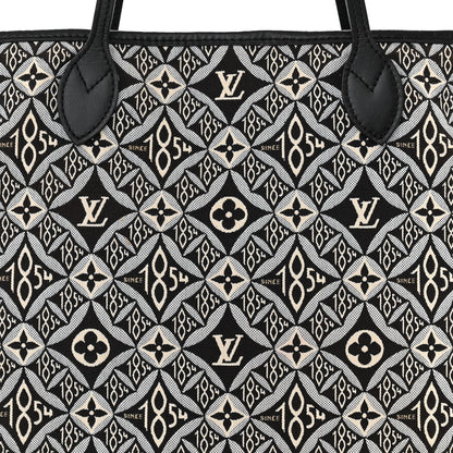 Louis Vuitton Jacquard Since 1854 Neverfull MM Grey 9 of 11