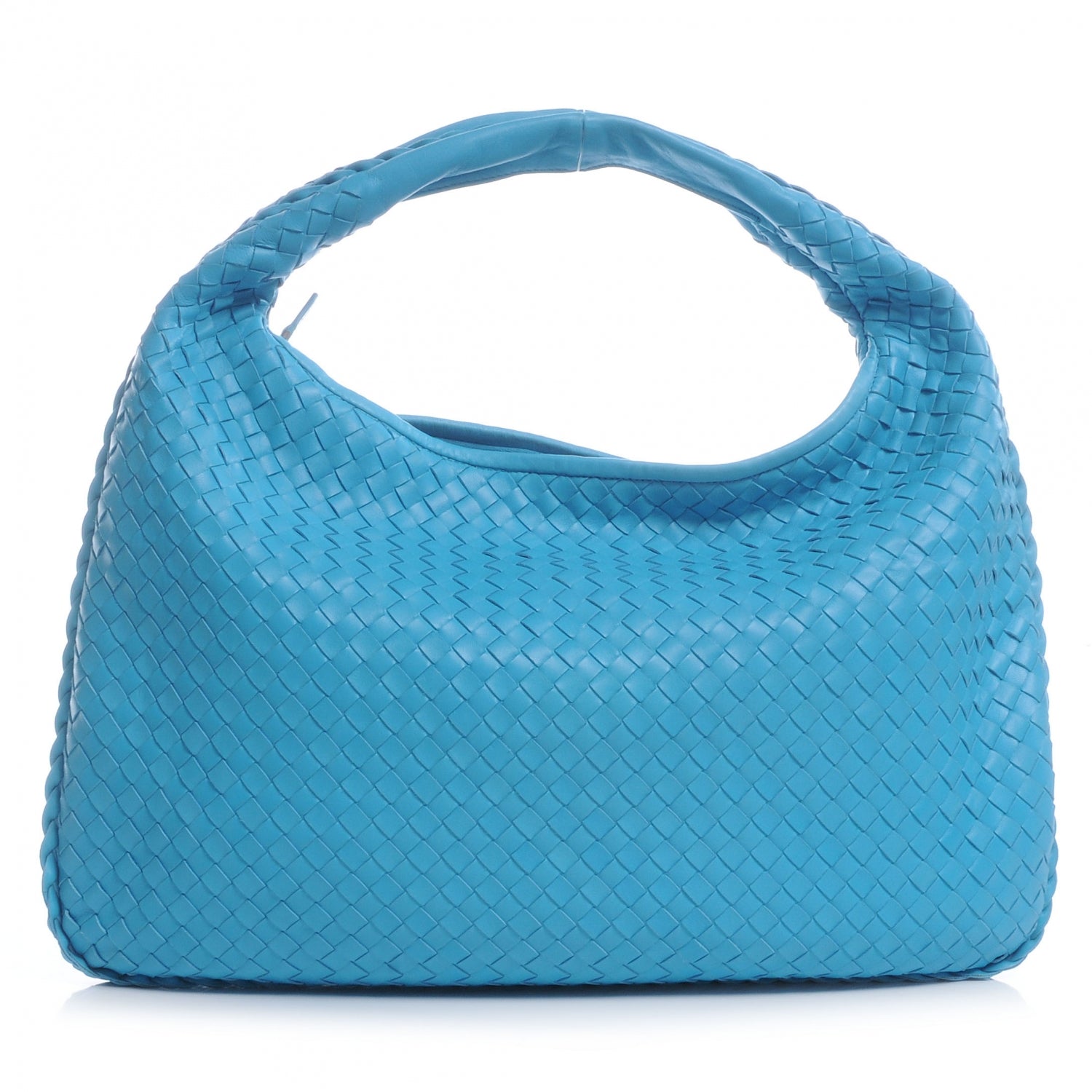 Bottega Veneta Nappa Intrecciato Large Veneta Hobo Turquoise 1 of 8