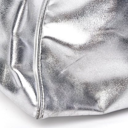 Balenciaga Metallic Calfskin Motocross Classic Hardware Bowling MM Silver Hardware 14 of 20