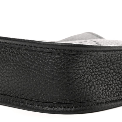 Hermes Taurillon Clemence Evelyne TPM Black 10 of 11