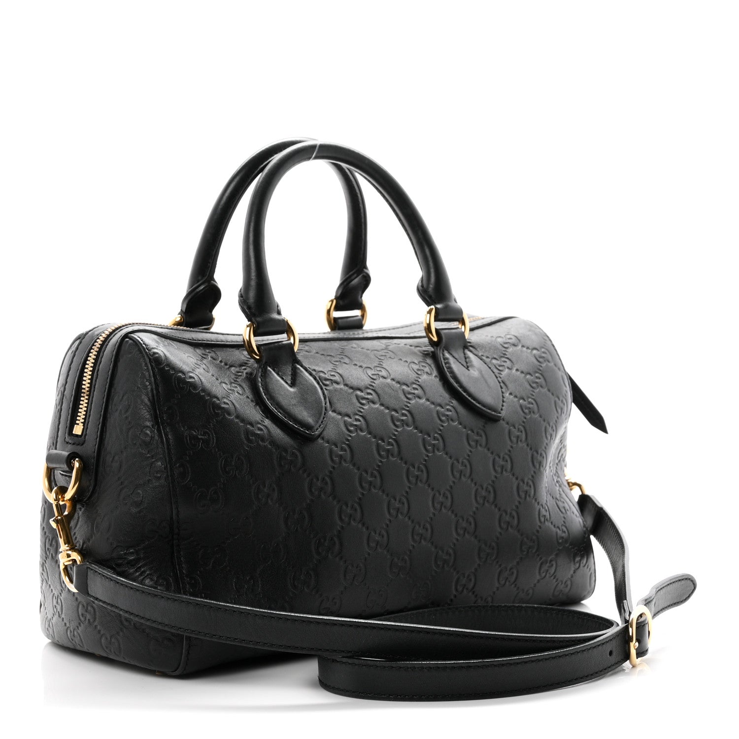 Gucci Guccissima Signature Boston Black 3 of 10