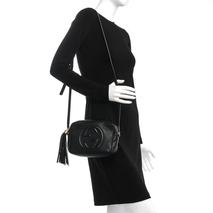 Gucci Pebbled Calfskin Small Soho Disco Bag Black 2 of 7