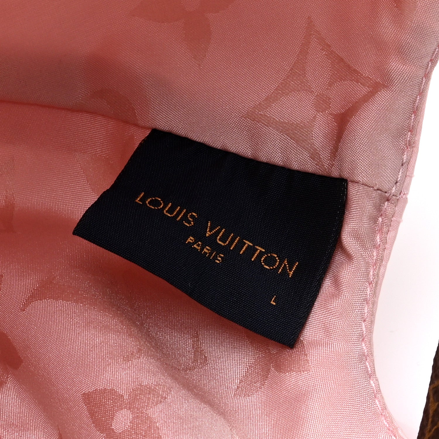 Louis Vuitton Polyester Silk Monogram LV Get Ready Cap L Pink 7 of 7