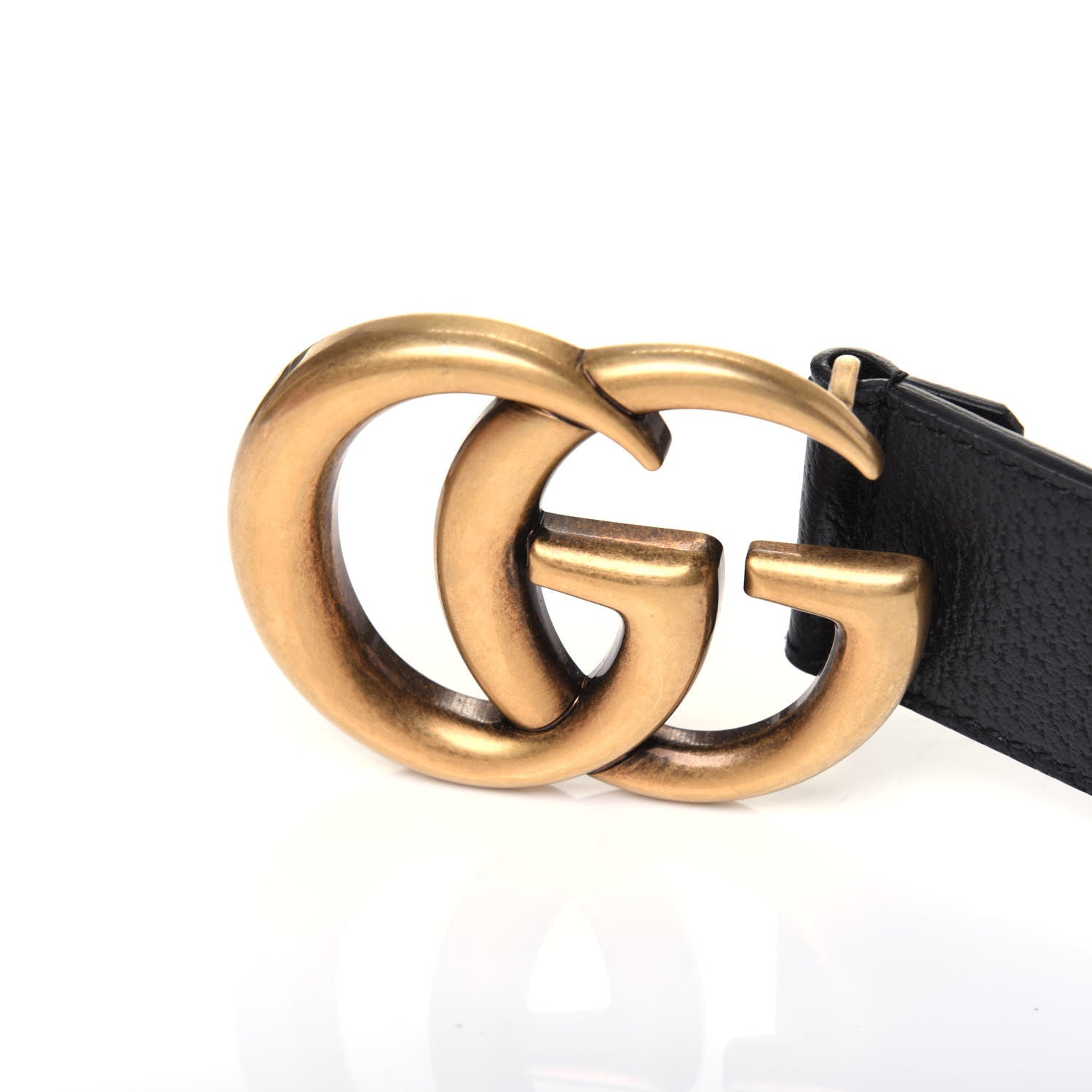 Gucci Textured Calfskin Double G 40mm Belt 115 46 Black 6 of 6