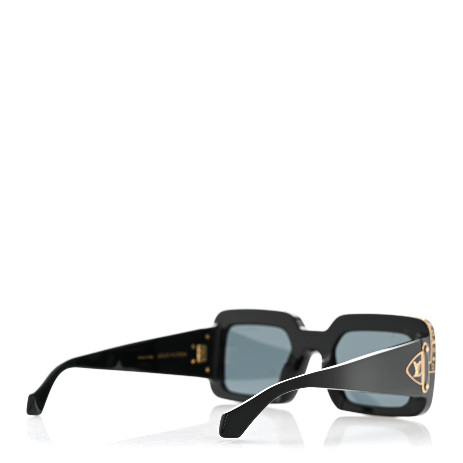 Louis Vuitton X NIGO Acetate 1.1 Zillionaires Sunglasses Z1591W Black 4 of 10