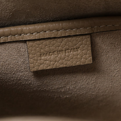 Celine Drummed Calfskin Nano Luggage Dune 6 of 10