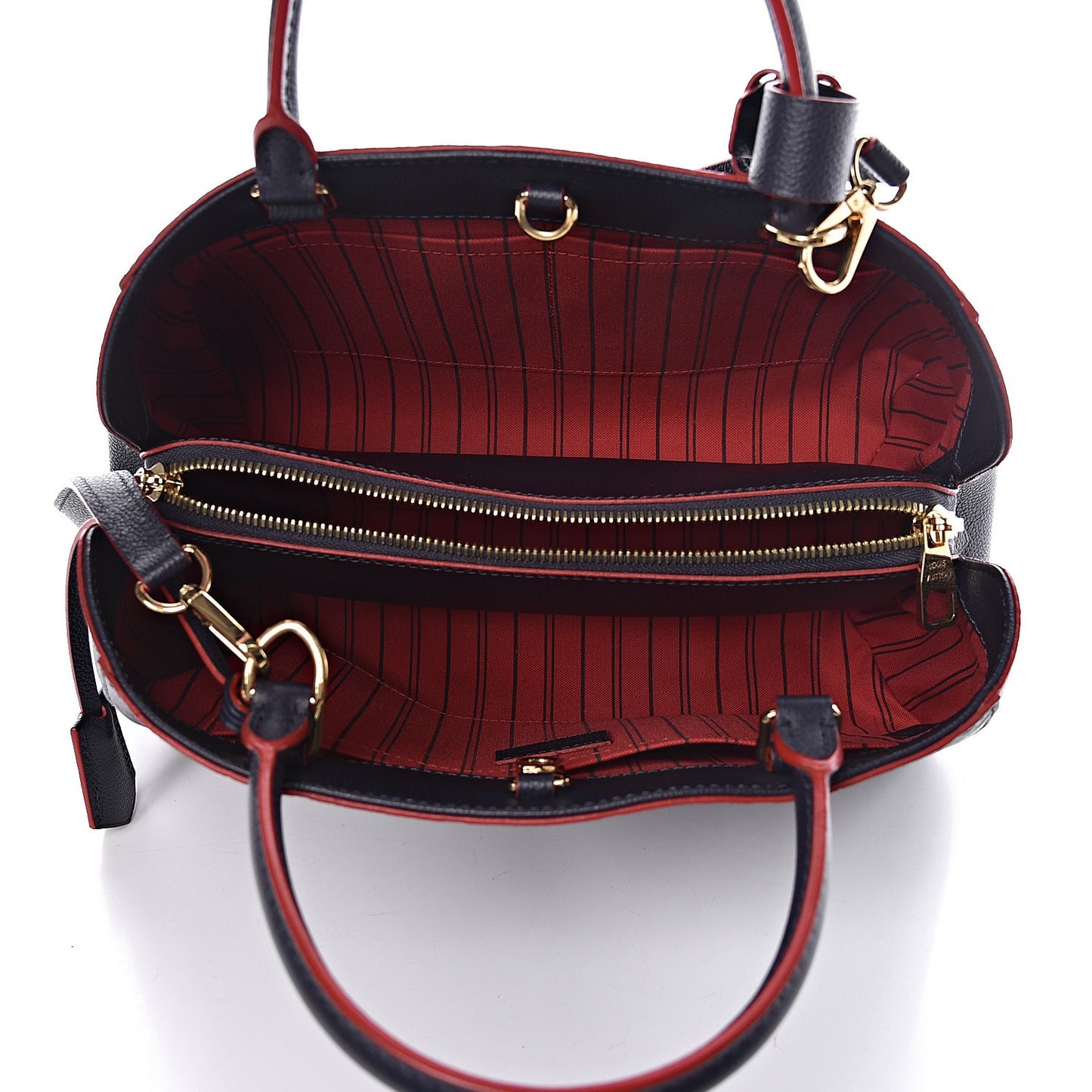 Empreinte Montaigne MM Marine Rouge