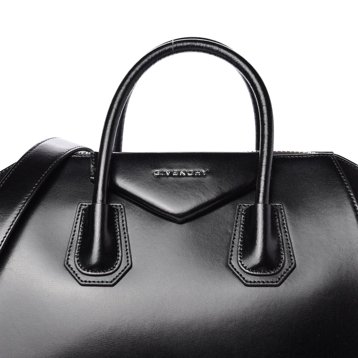 Givenchy Shiny Lord Calfskin Medium Antigona Black 10 of 10