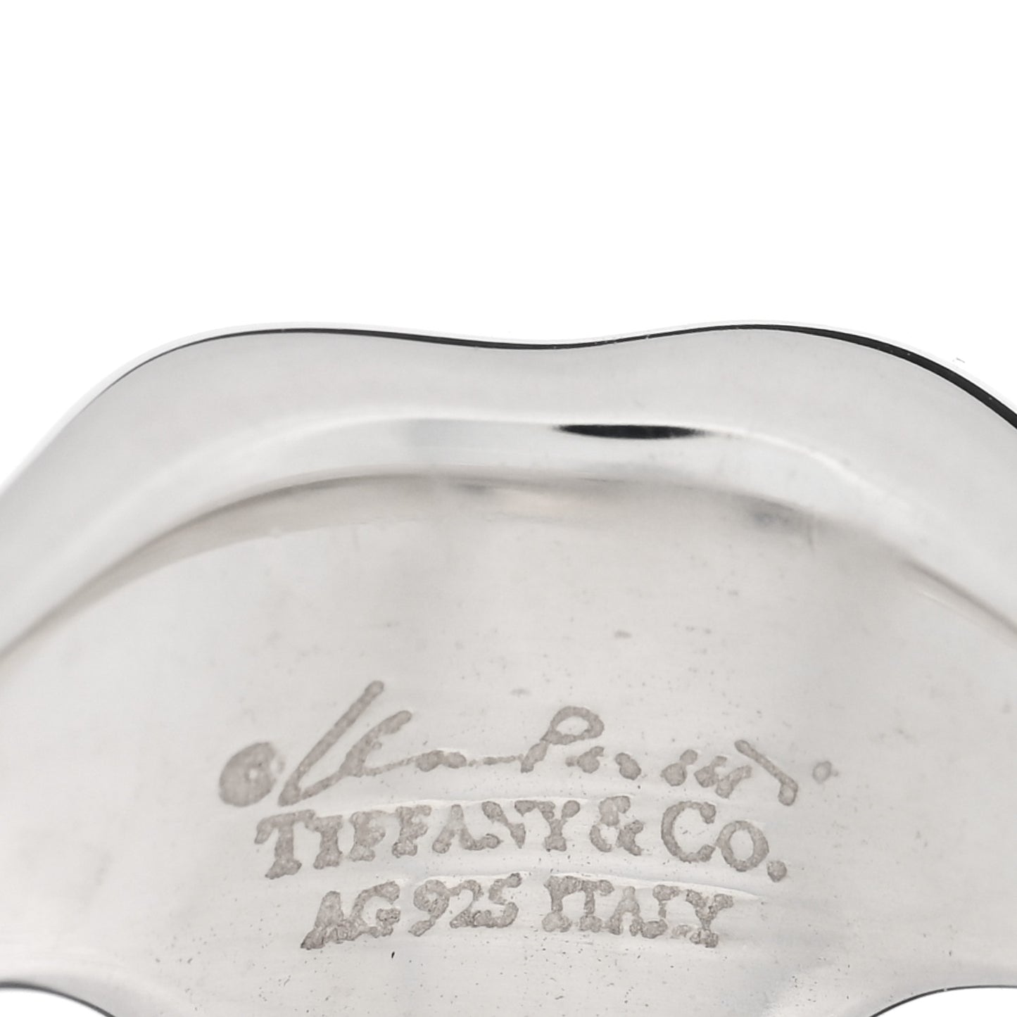 Sterling Silver Elsa Peretti Full Heart Ring 49 4.75