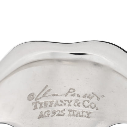 Tiffany Sterling Silver Elsa Peretti Full Heart Ring 49 4.75 4 of 5