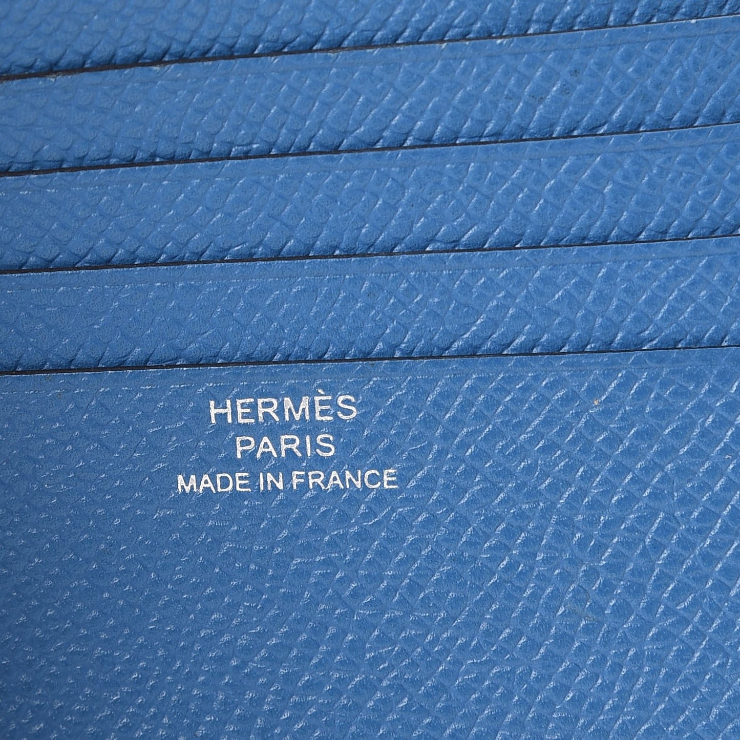 Epsom Bi-Color Bearn Recto Verso Wallet Bleu Electrique Mykonos