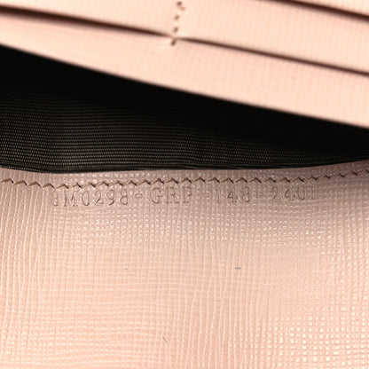 Fendi Zucca Spalmati Vitello Elite Continental Wallet Rose Plaster 7 of 14