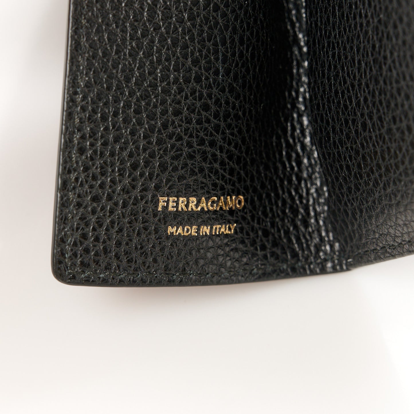Hammered Calfskin Small Firenze East West Tote Bag Black