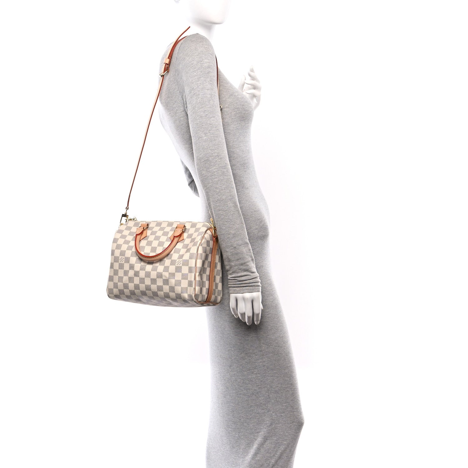 Louis Vuitton Damier Azur Speedy Bandouliere 25 2 of 10
