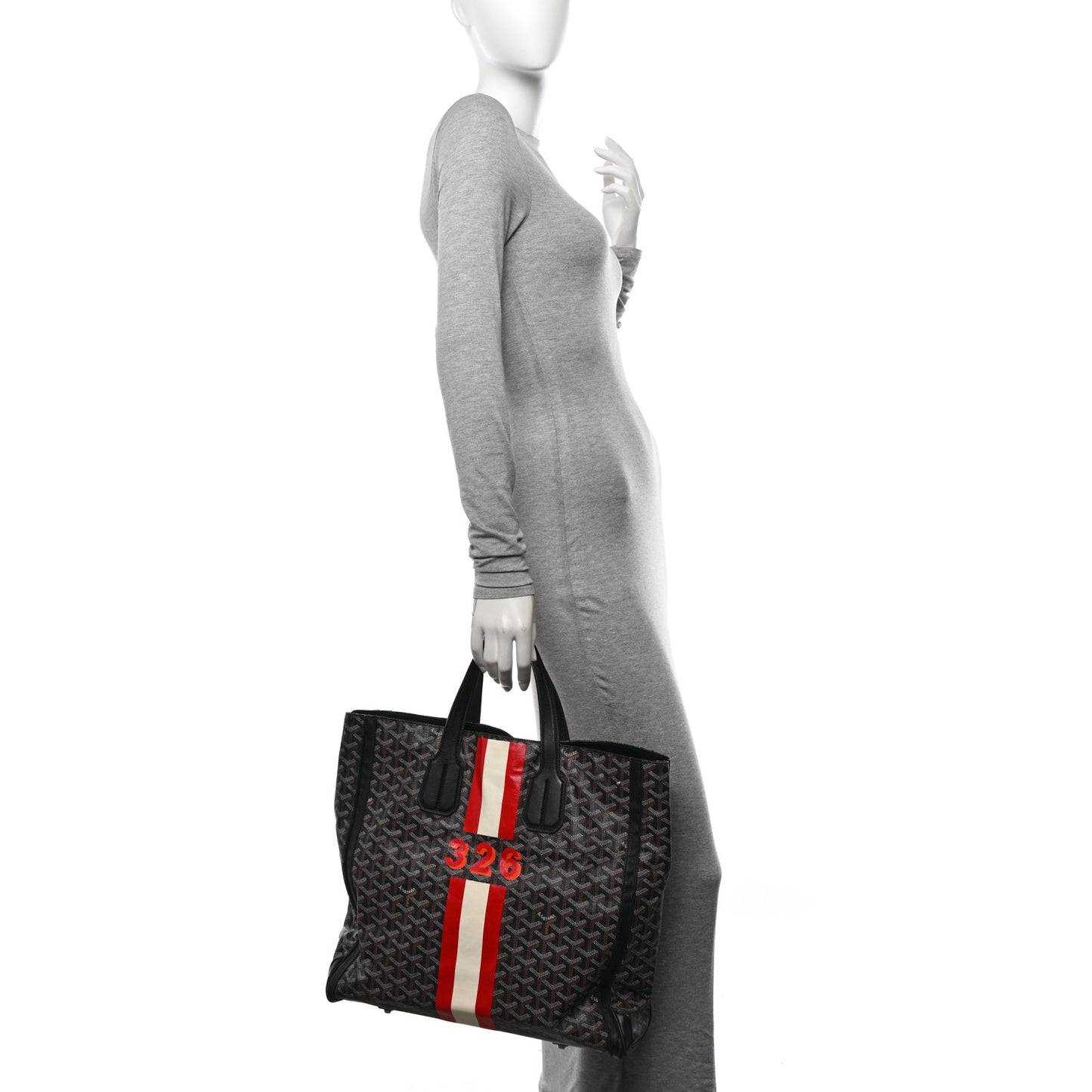 Goyardine Voltaire Tote Black