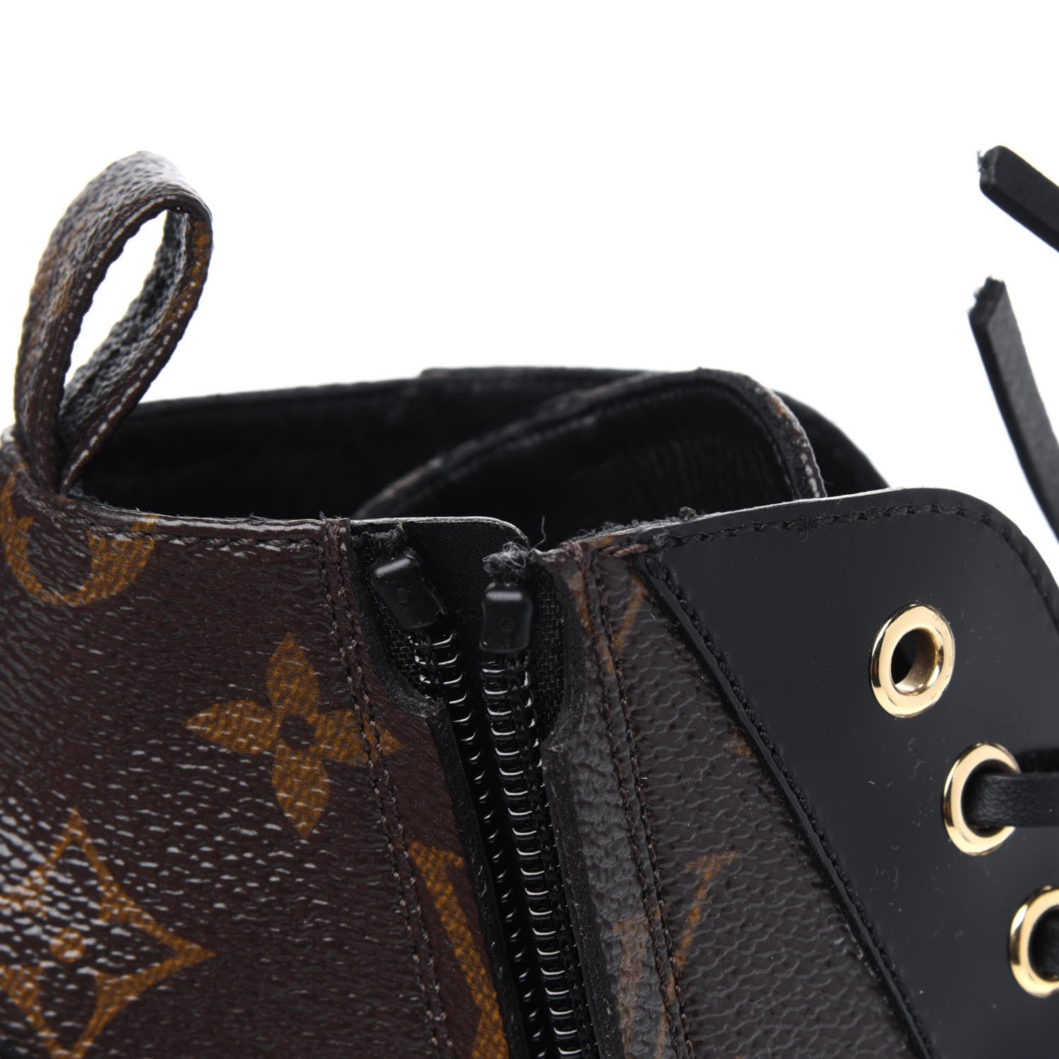 Louis Vuitton Patent Calfskin Monogram Star Trail Ankle Boots 35 Black 14 of 16
