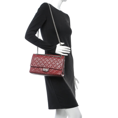 Chanel Aged Calfskin Quilted 2.55 Reissue 226 Flap Red 3 of 10