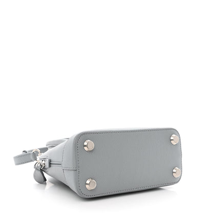 Balenciaga Grained Calfskin XXS Ville Top Handle Bag Bleu Acier 4 of 11