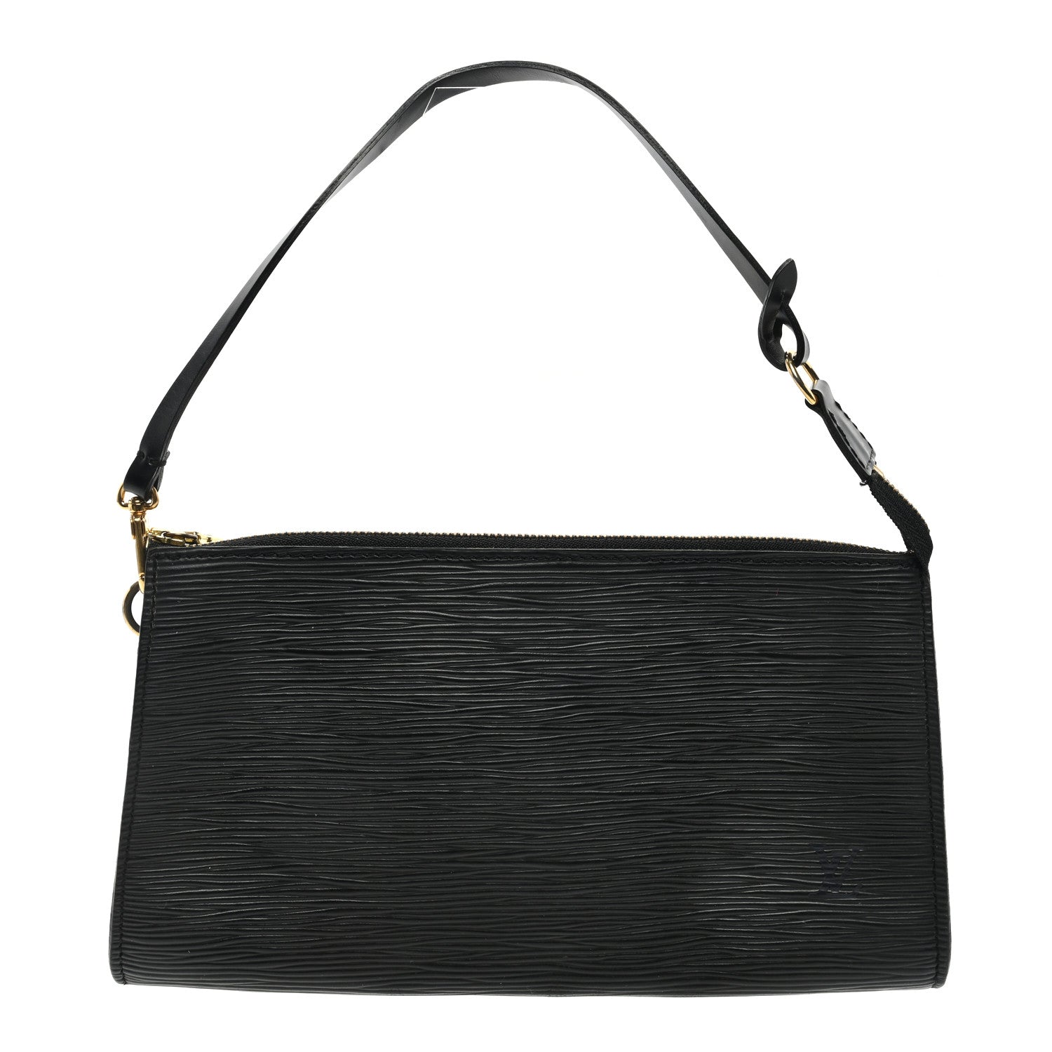 Louis Vuitton Epi Pochette Accessories 24 Black 1 of 8