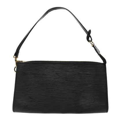 Louis Vuitton Epi Pochette Accessories 24 Black 1 of 8