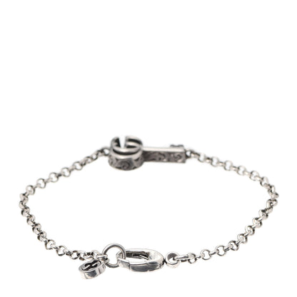 Gucci Sterling Silver Double G Key Bracelet 3 of 6