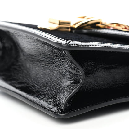 Gucci Velvet GG Monogram Mini Sylvie Top Handle Bag Black 8 of 8