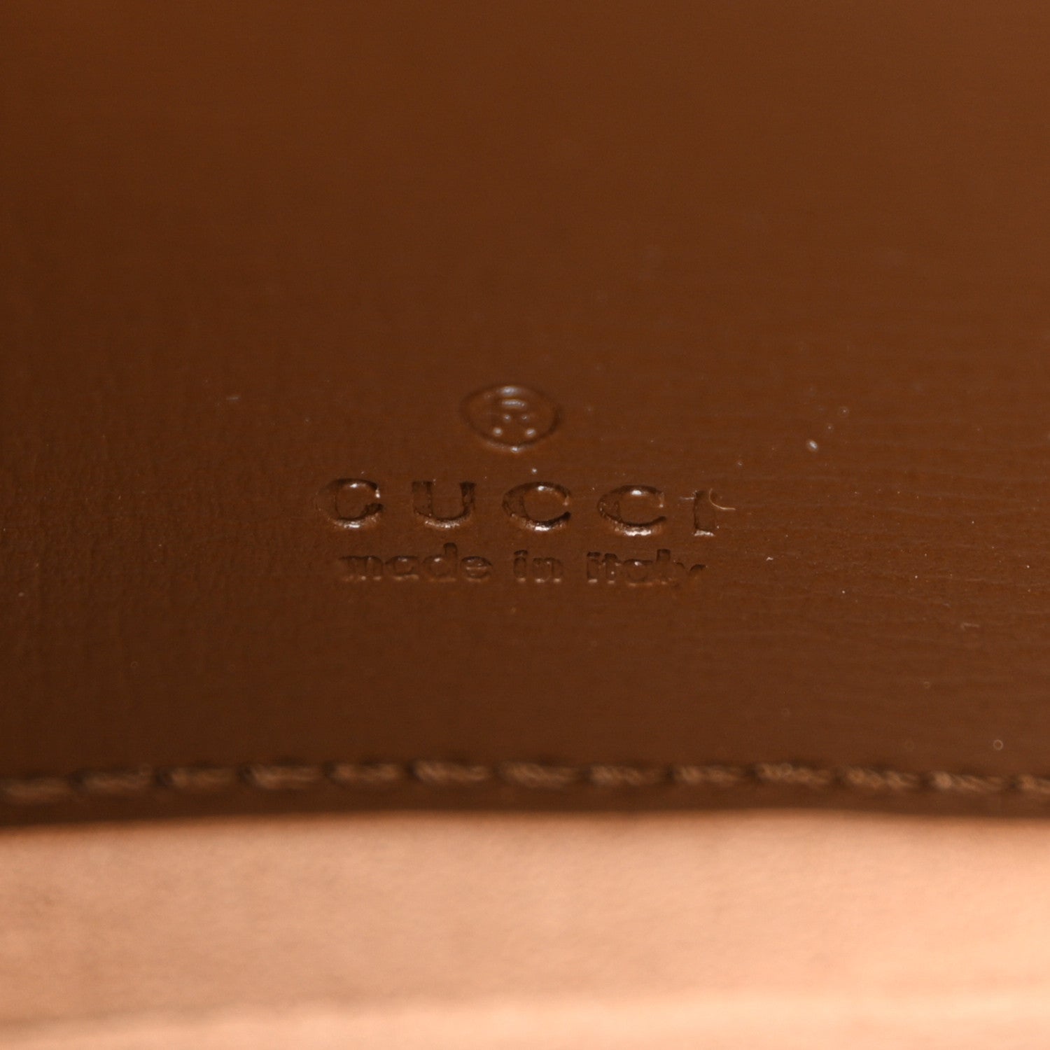 Gucci GG Supreme Monogram Azalea Calfskin Web Horsebit 1955 Wallet On Strap Beige Ebony Brown Sugar 6 of 10