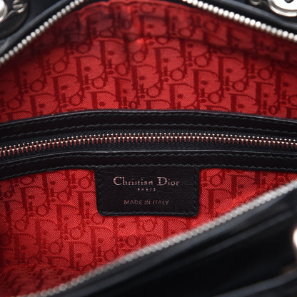 Christian Dior Lambskin Cannage Large Lady Dior Black 7 of 9