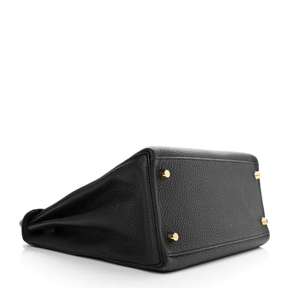 Hermes Togo Kelly Retourne 28 Black 3 of 18