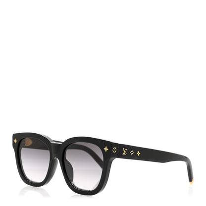 Louis Vuitton Acetate My Monogram Square Sunglasses Z1523E Black 1 of 7