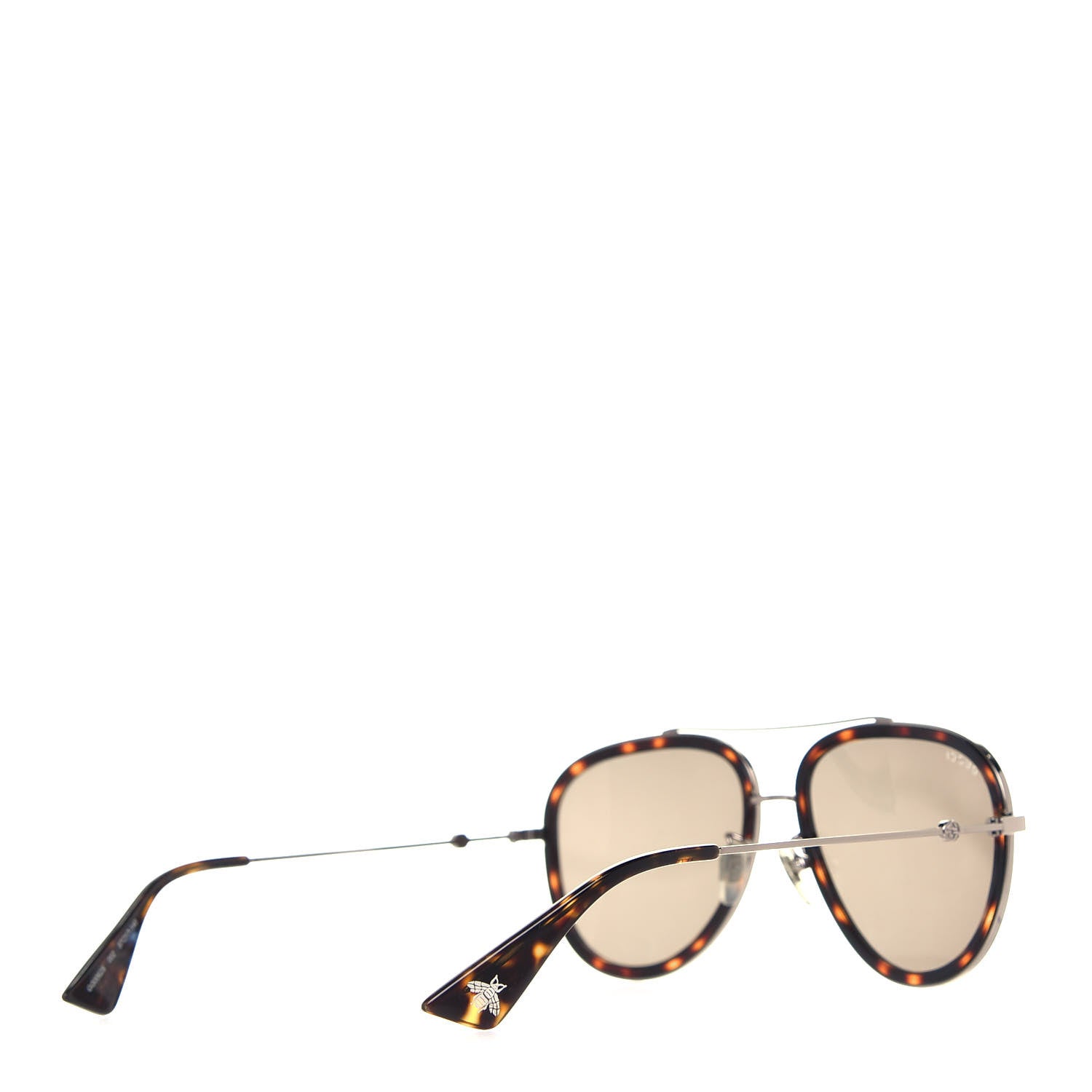 Gucci Acetate Aviator Sunglasses GG0062S Tortoise 4 of 8